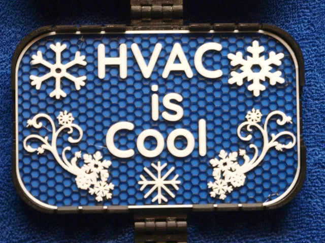 HVAC is Cool sign