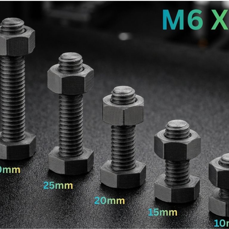 Metric Hex Bolts Set (M6, M8, M10) by Tallat Mehmood | Download free ...