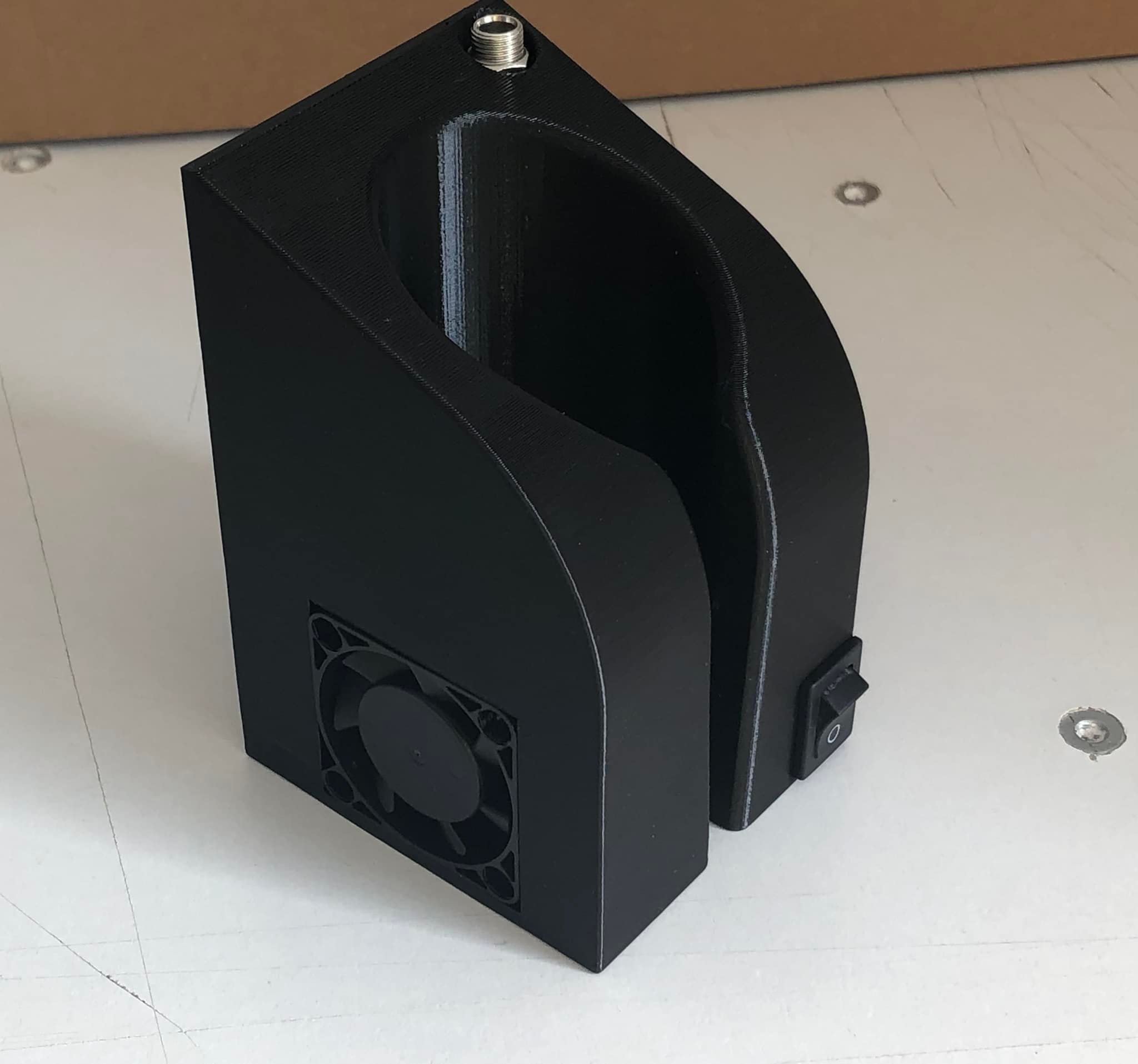 Hot air gun holder / active cooler by GP Download free STL model