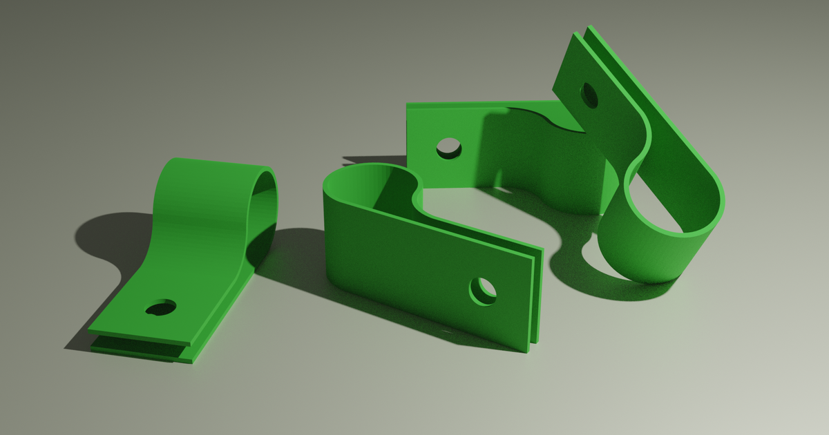 Cable Clamp by sui77 Download free STL model