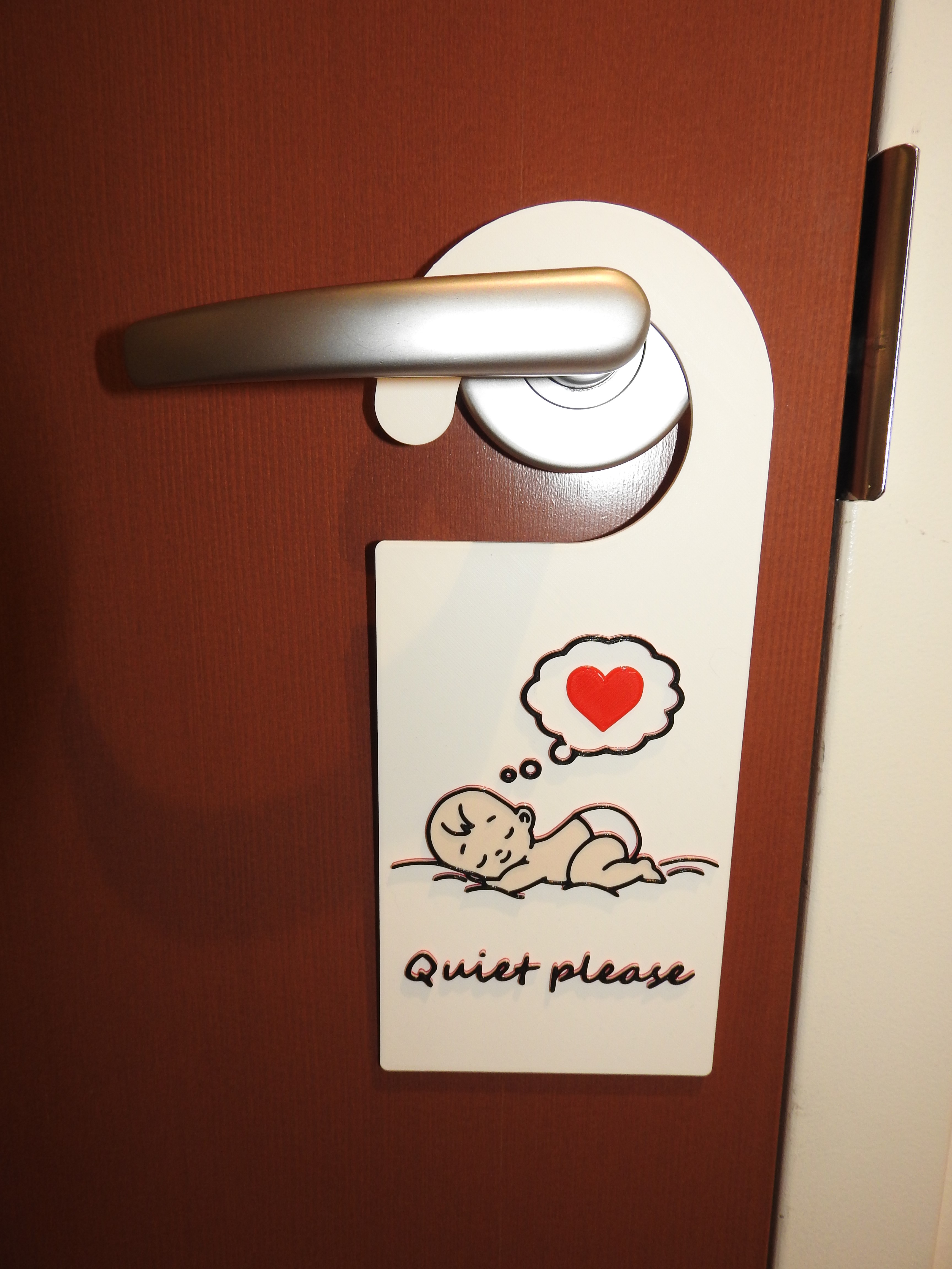 Baby Sleeping door sign by Ozzy The Artist | Printables Store