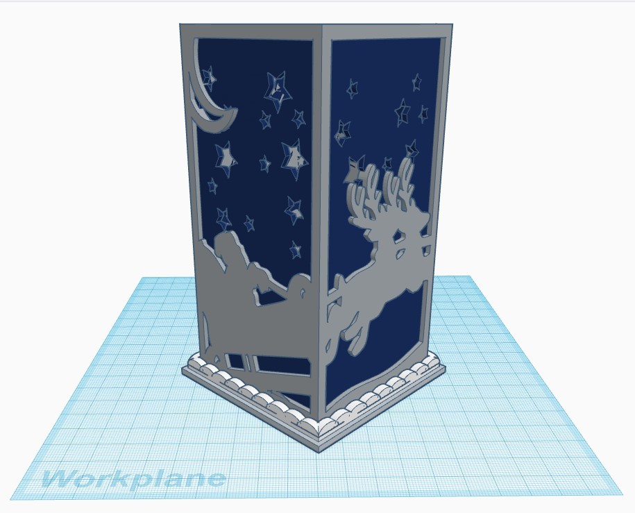 Miniatura 5 do modelo 3D Sleigh Lantern