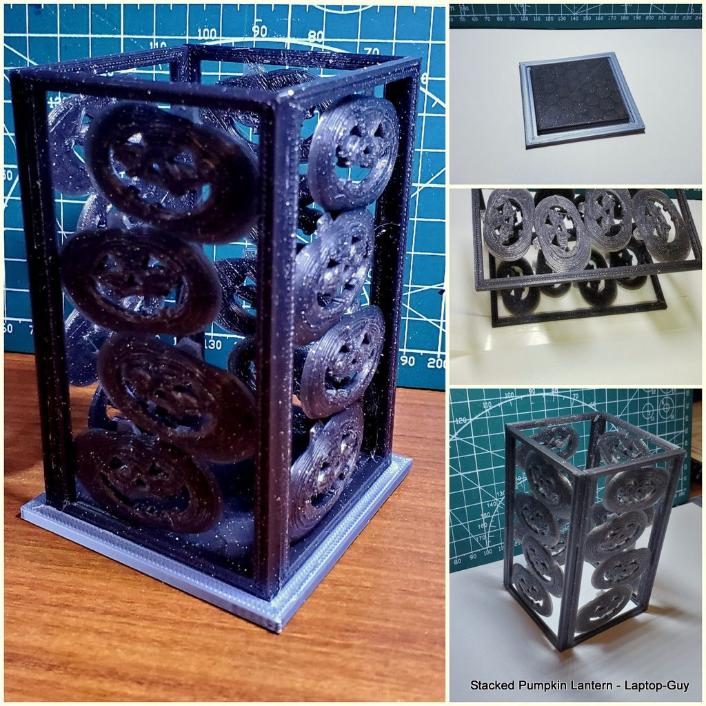 Miniatura 13 do modelo 3D Stacked Pumpkin Lantern