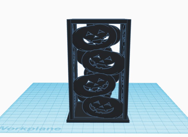 Miniatura 17 do modelo 3D Stacked Pumpkin Lantern