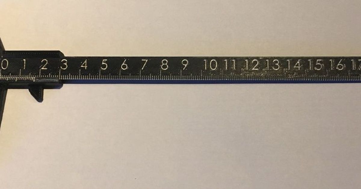 Vernier Caliper simple, easy, 2 parts. by Marty Chip Download free