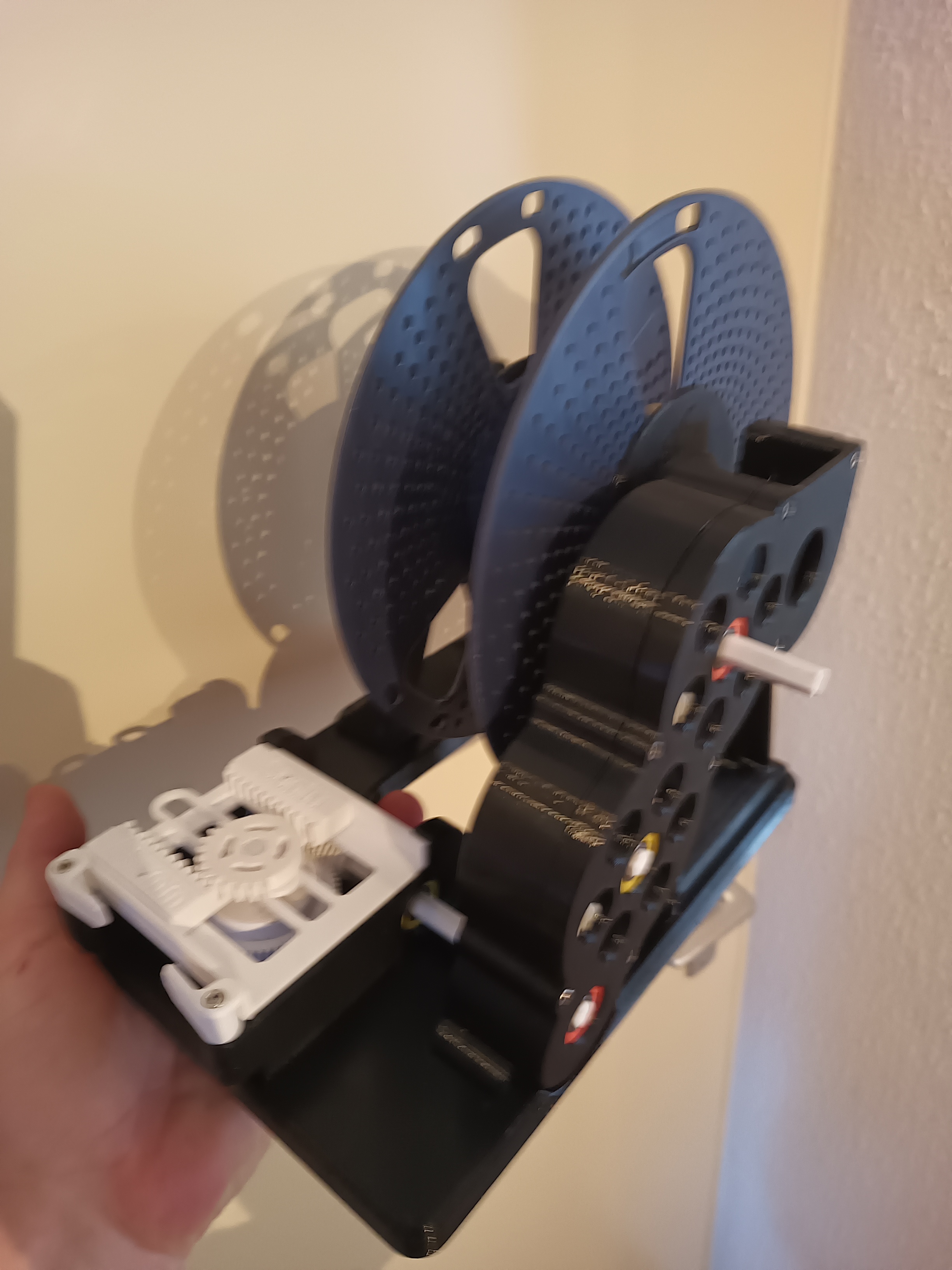 Bambu spooler stronger and easy filament guide change