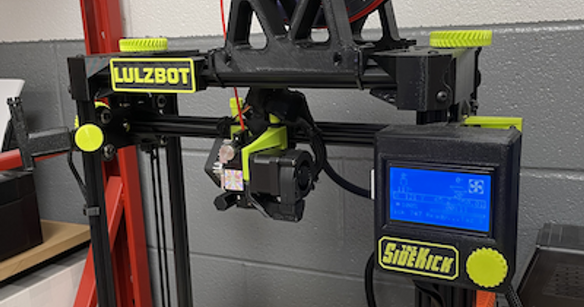 Lulzbot Sidekick Filament Spool Holder by stemwise Download free STL