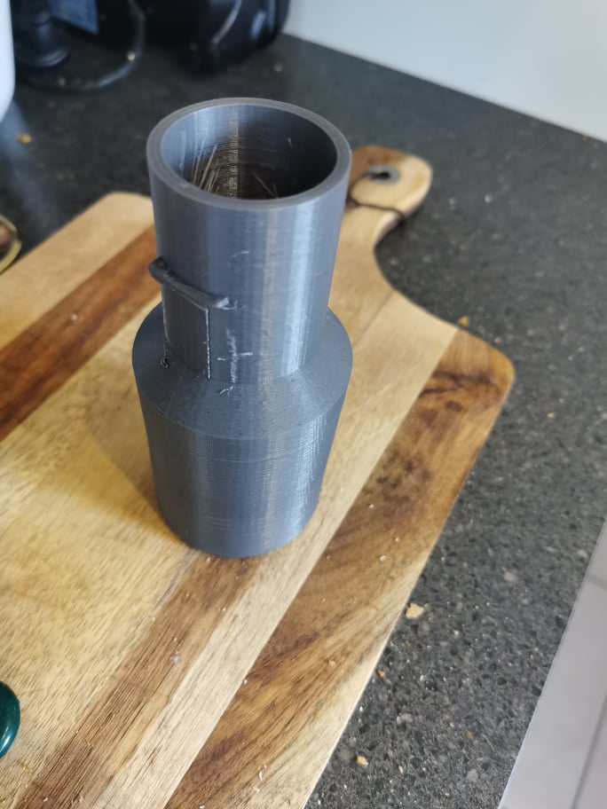 Dust Hose Adapter 60mm (hose) to 35mm (vacuum)