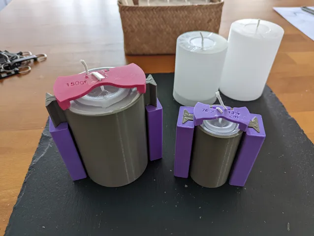 Candle Molds (different sizes / customizable )