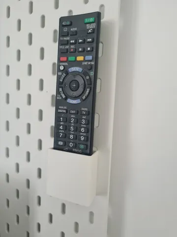 Ikea Skadis - Sony TV remote holder