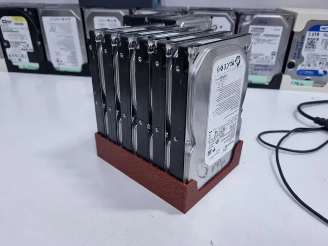 3.5" HDD STORAGE HOLDER 6x (SEAGATE REMIX)