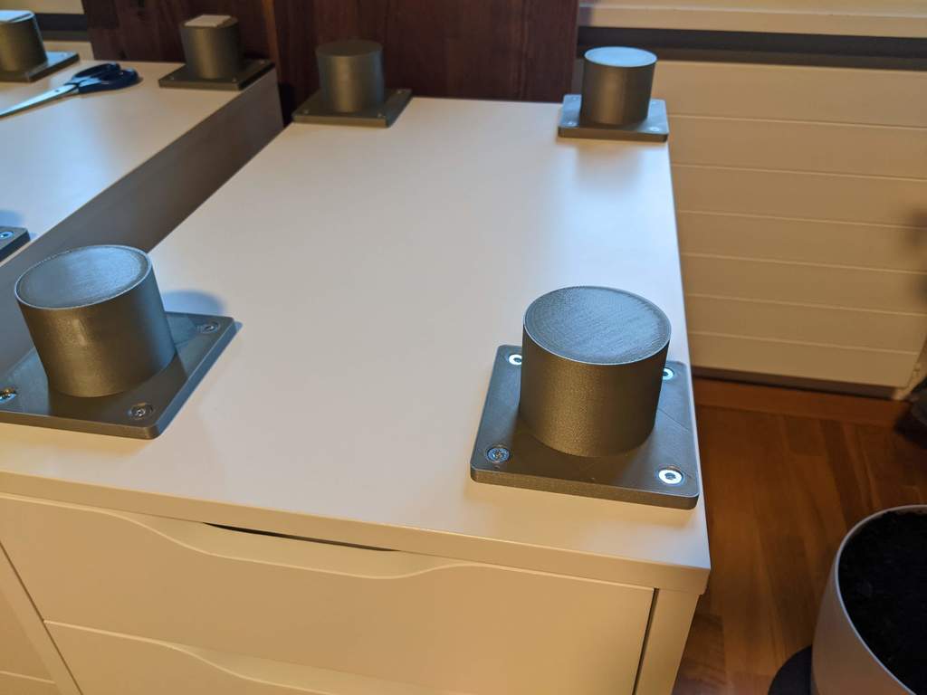 Ikea spacer for ALEX drawer and KARLBY plate by Squirtle Download