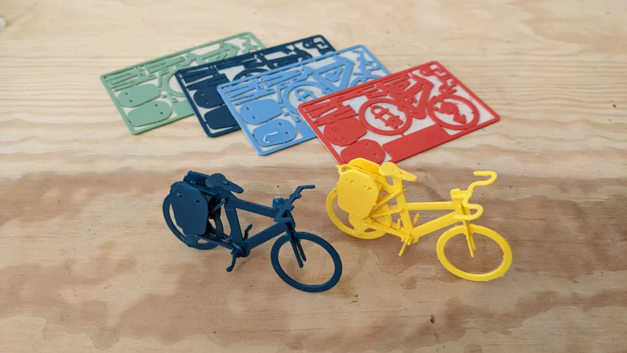 Bike Puzzle Gift Kit Card by Davie.BIN