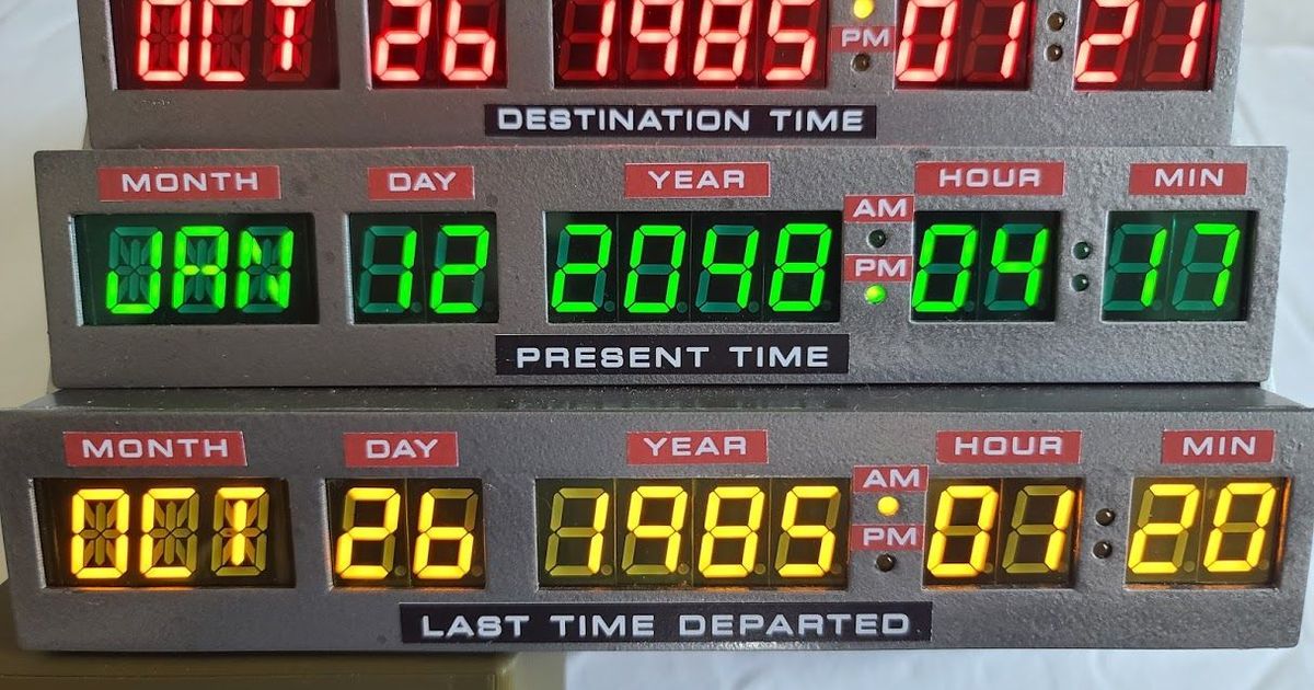 Back to the Future; Time Circuit Display
