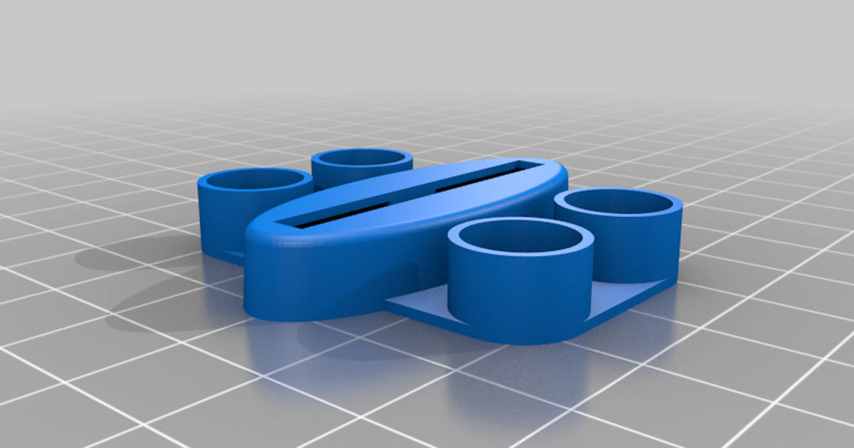 API Master Test Kit Test Tube Cap Holder by steriku Download free STL