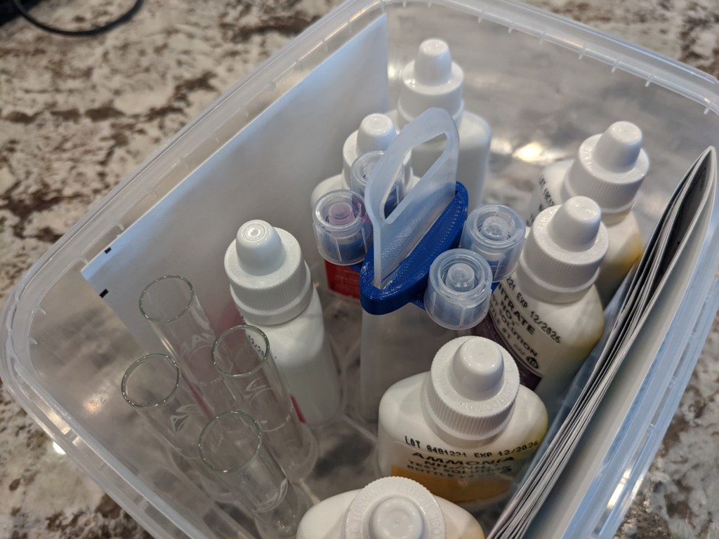 API Master Test Kit Test Tube Cap Holder by steriku Download free STL