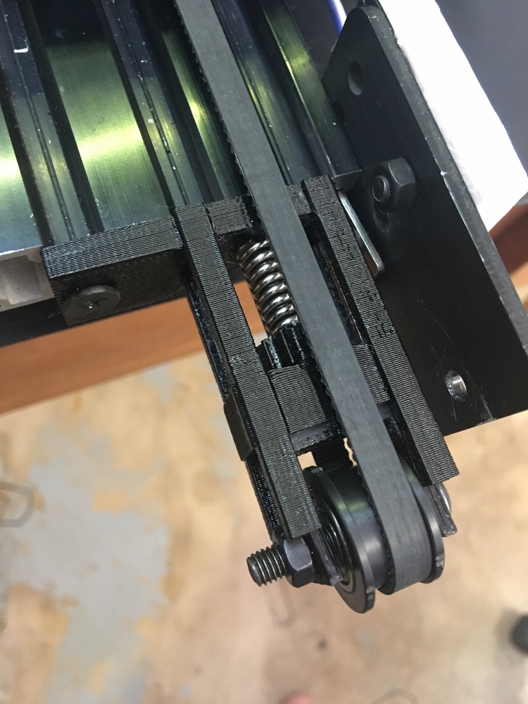 parameterizable belt tensioner