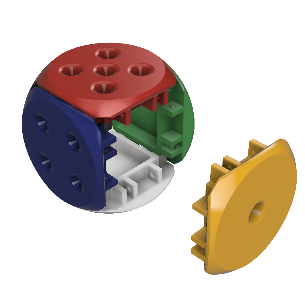 COLORFUL DICE- DADO MULTICOLOR