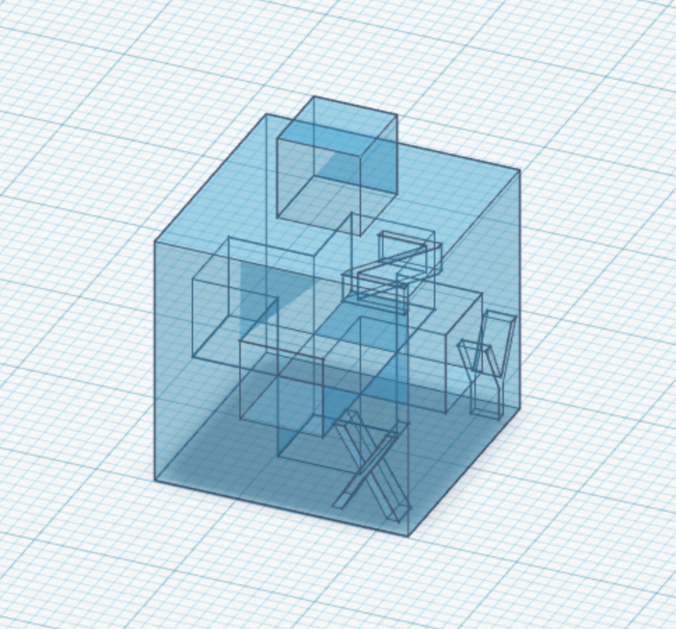 Miniatura 3 do modelo 3D Calibration cube & kids counting interlocking block