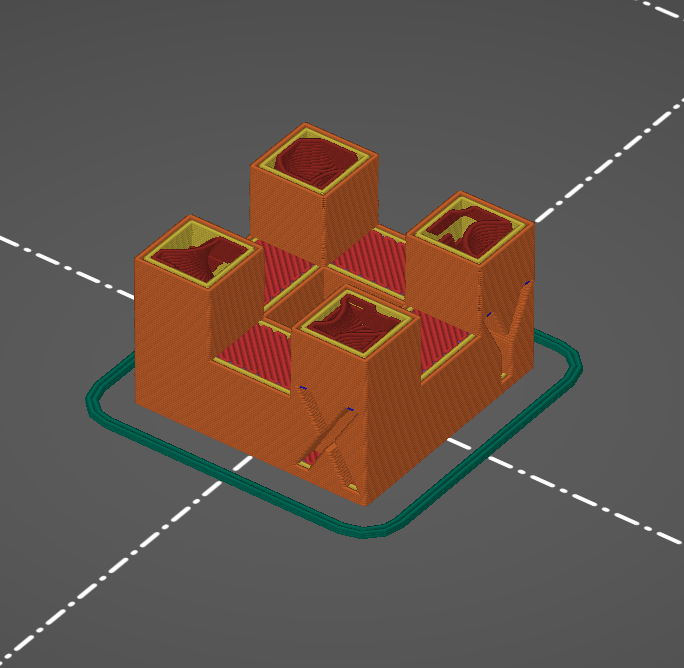 Miniatura 4 do modelo 3D Calibration cube & kids counting interlocking block