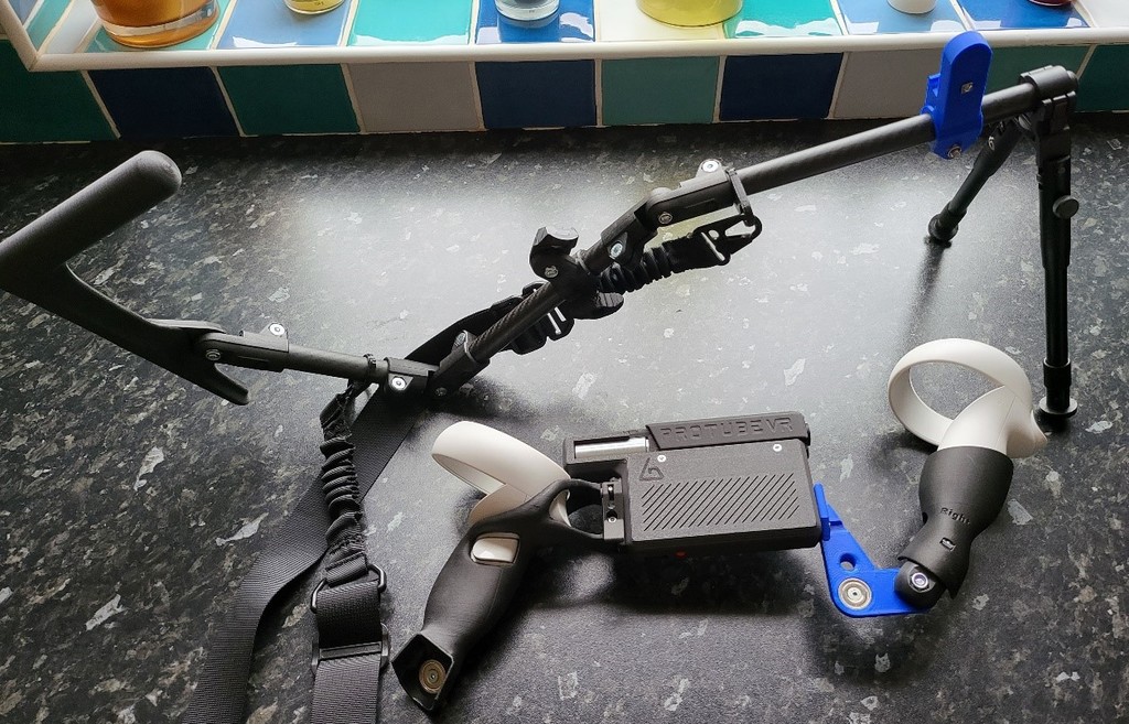 ProVolver VR gun to ProTube mounting system by Bacon2002 Download free STL model