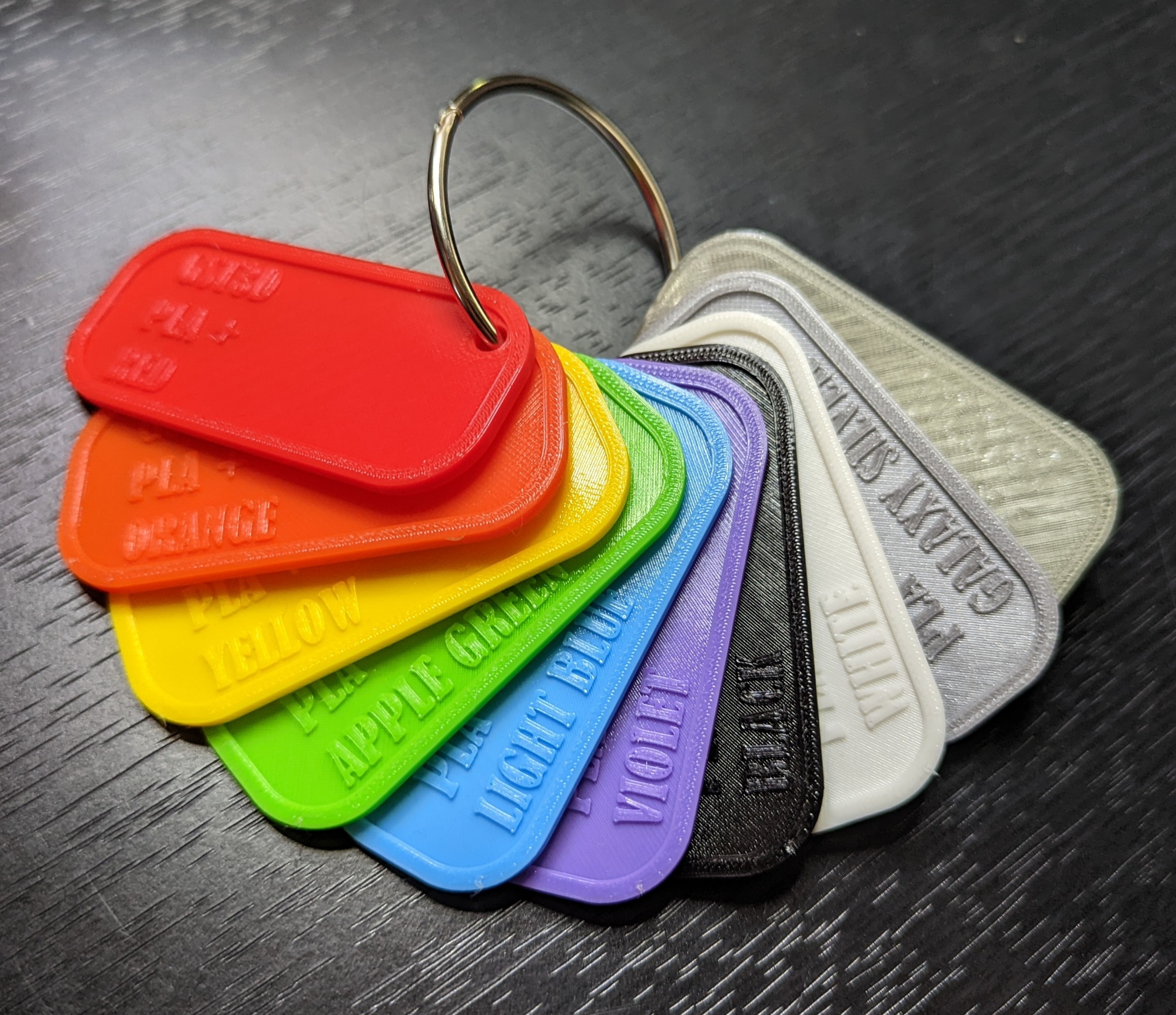 Customizable Filament Color Tags