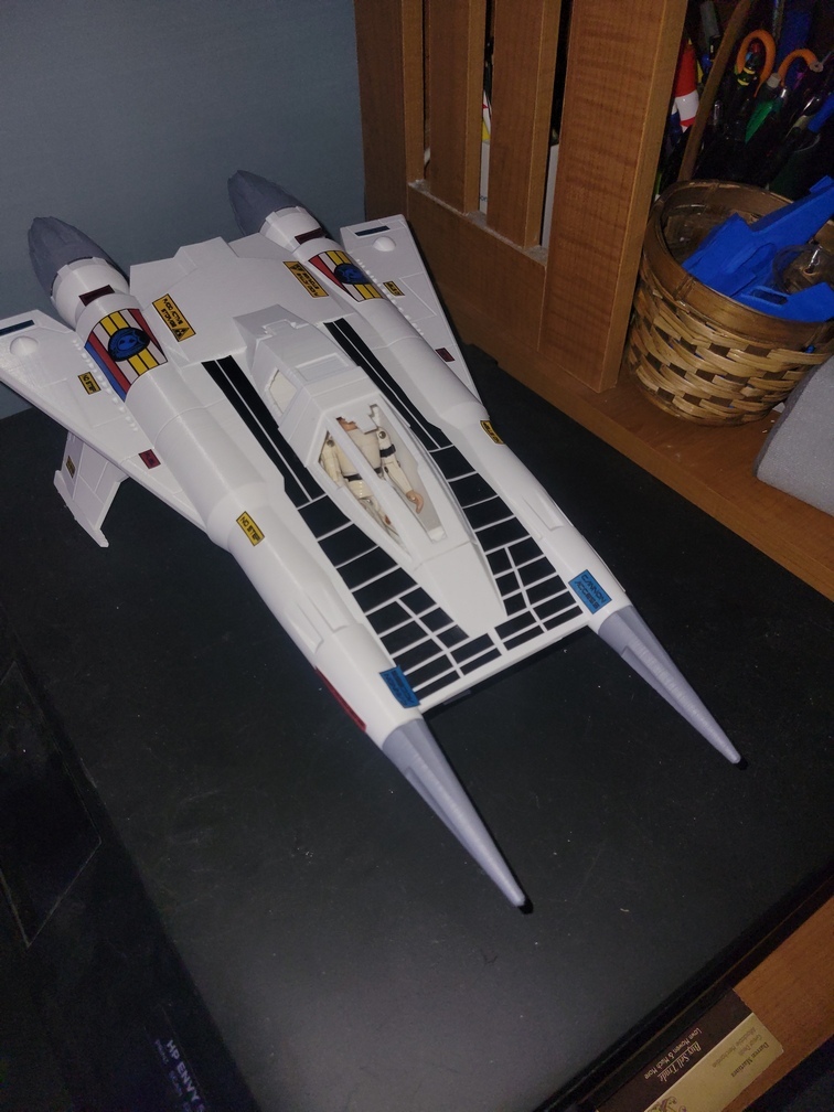 Buck Rogers Starfighter high res parts mego by scottdee + High Res Body!