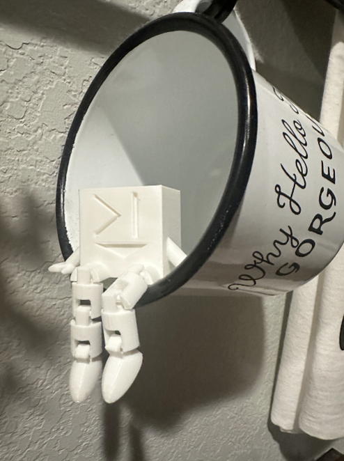 Miniatura 5 do modelo 3D Articulated Cube Buddy!