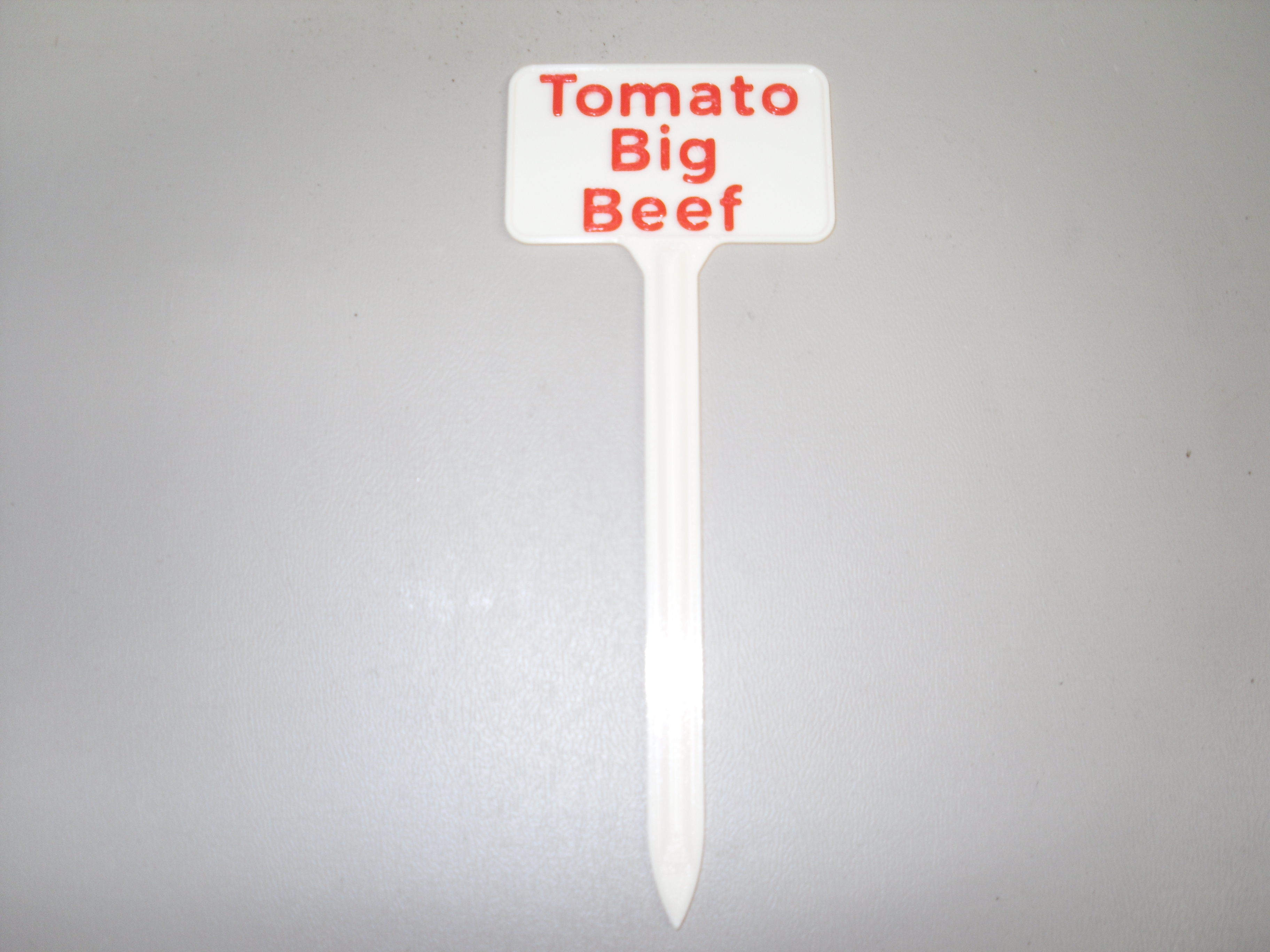 Plant Label Tomato Big Beef