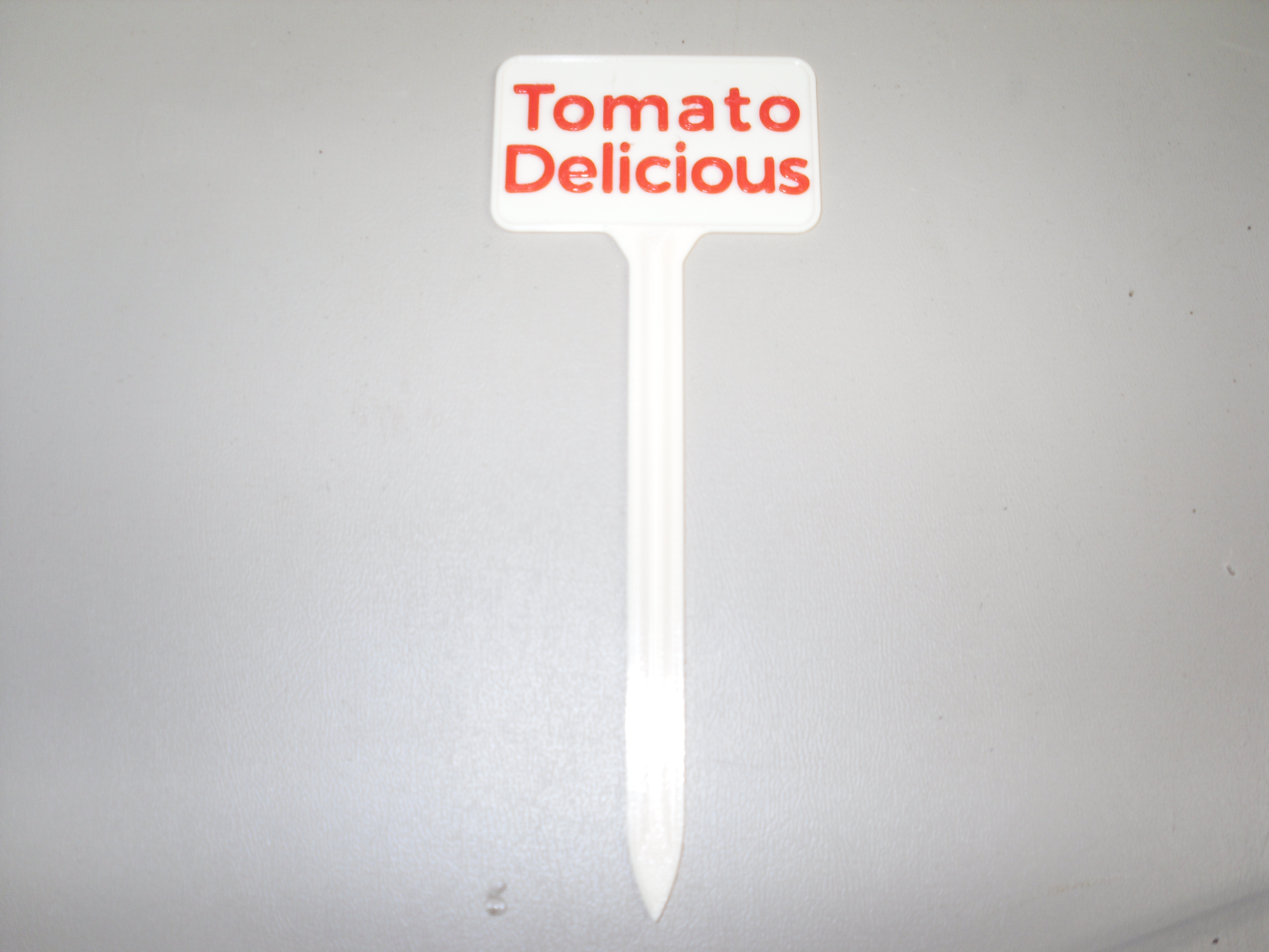 Plant Label Tomato Delicious