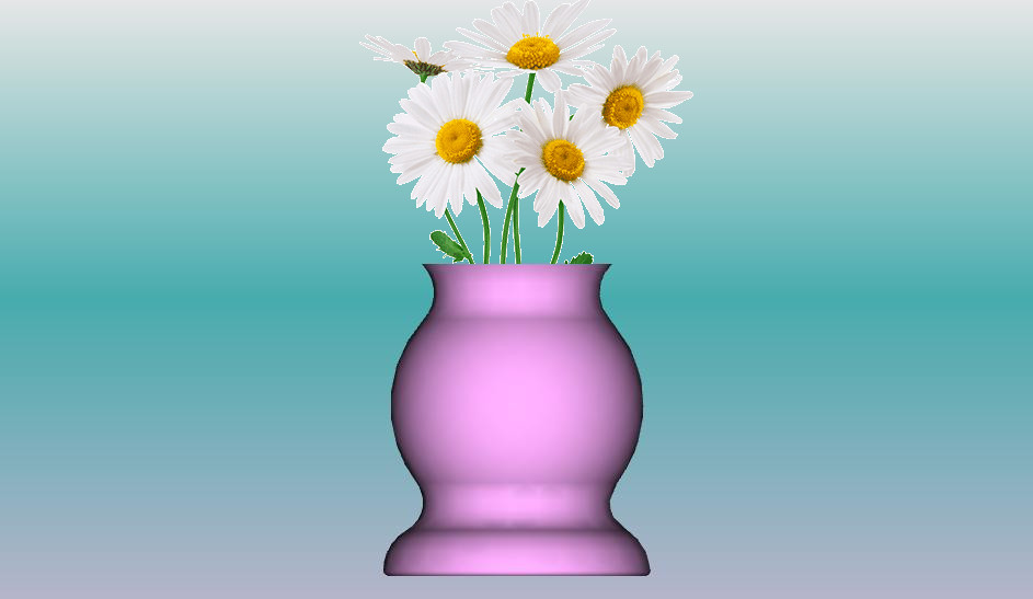 Gänseblümchen Vase