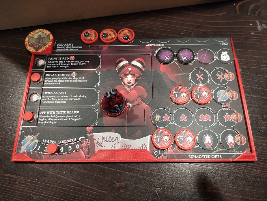 Wonderland's War Player Board Overlay v2.0