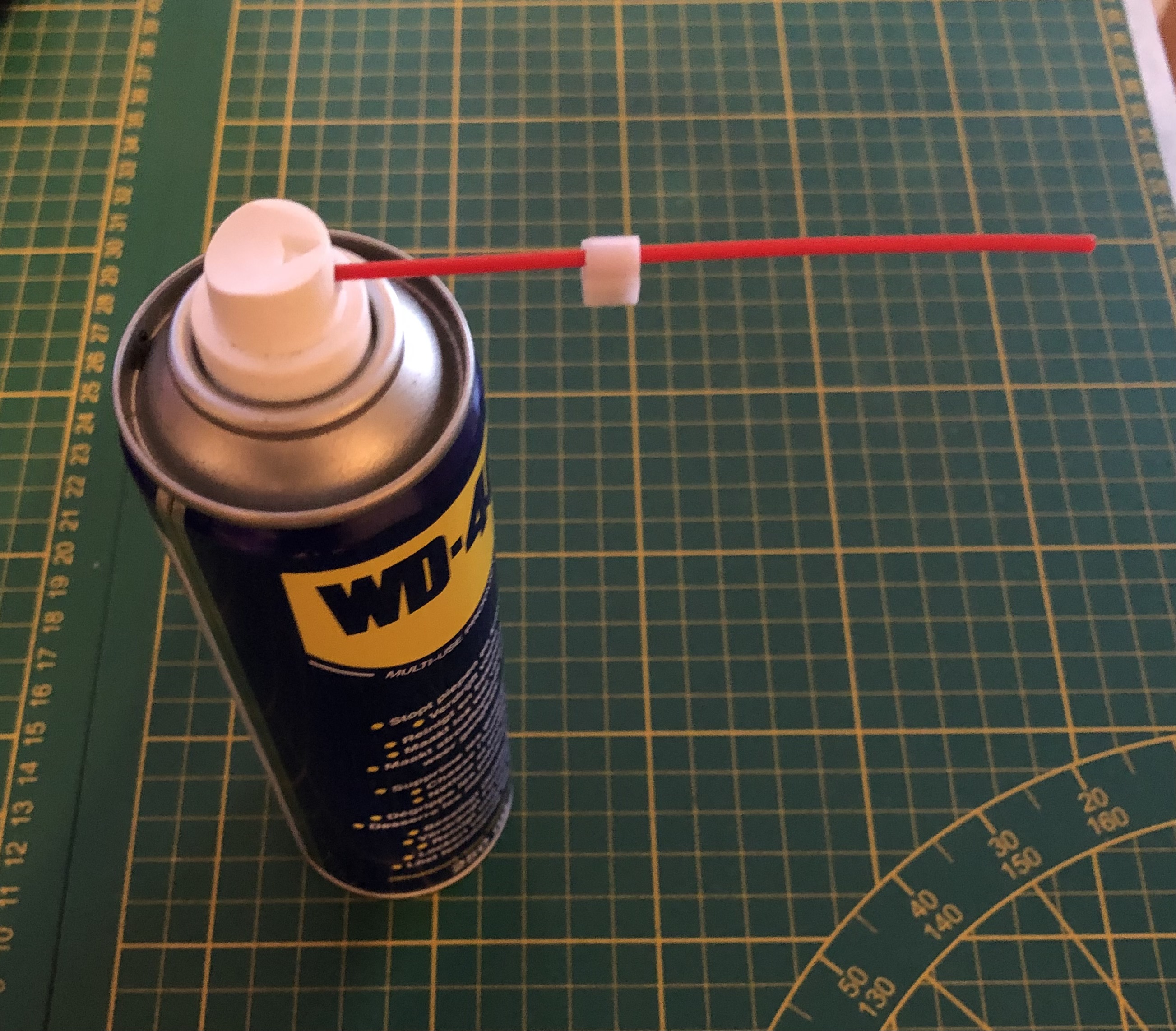 Spray Can Straw Holder / Mount Universal e.g. for WD40