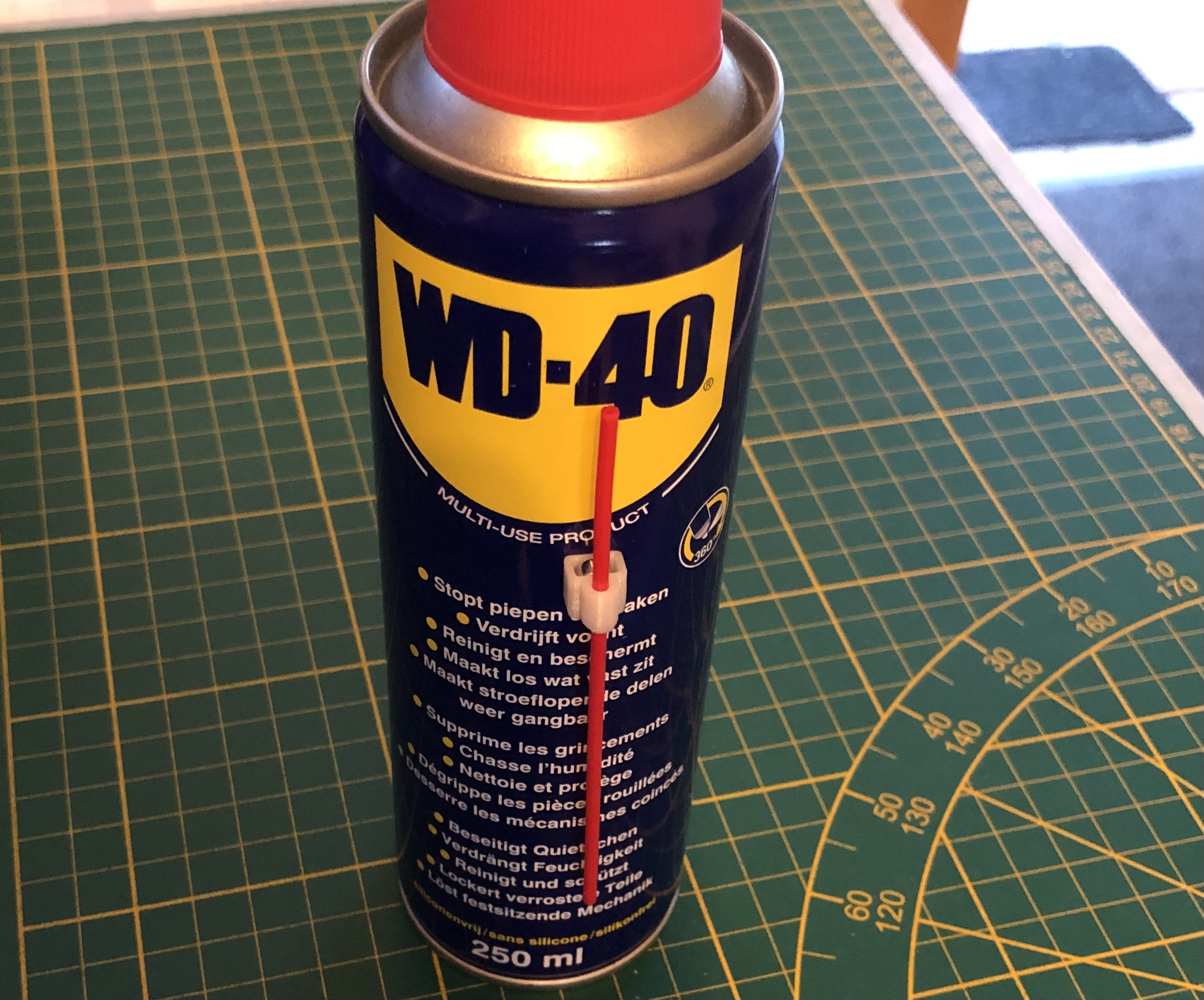 Spray Can Straw Holder / Mount Universal e.g. for WD40