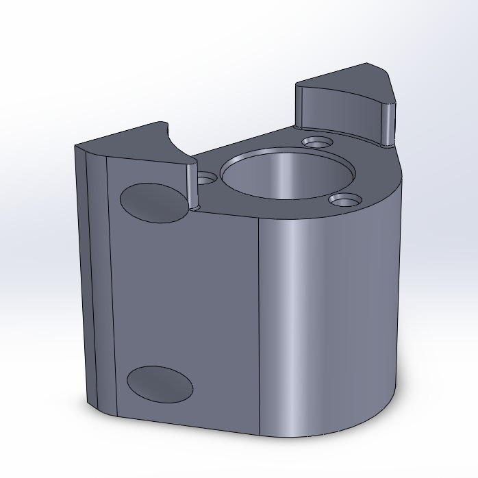 LulzBot TAZ modification to use Mendel Max ACME Z-Screws
