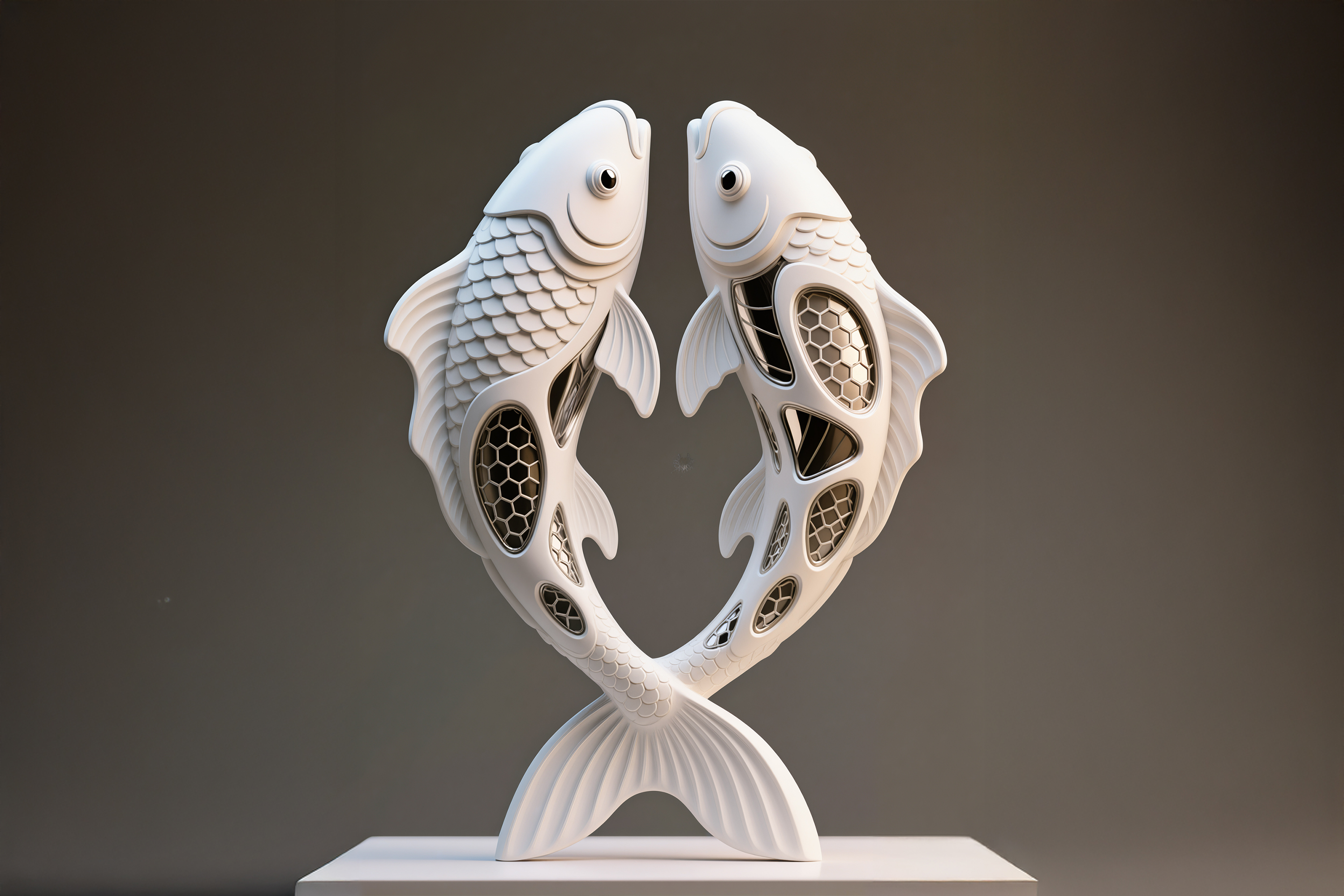 Fische, Hexa Sculpture