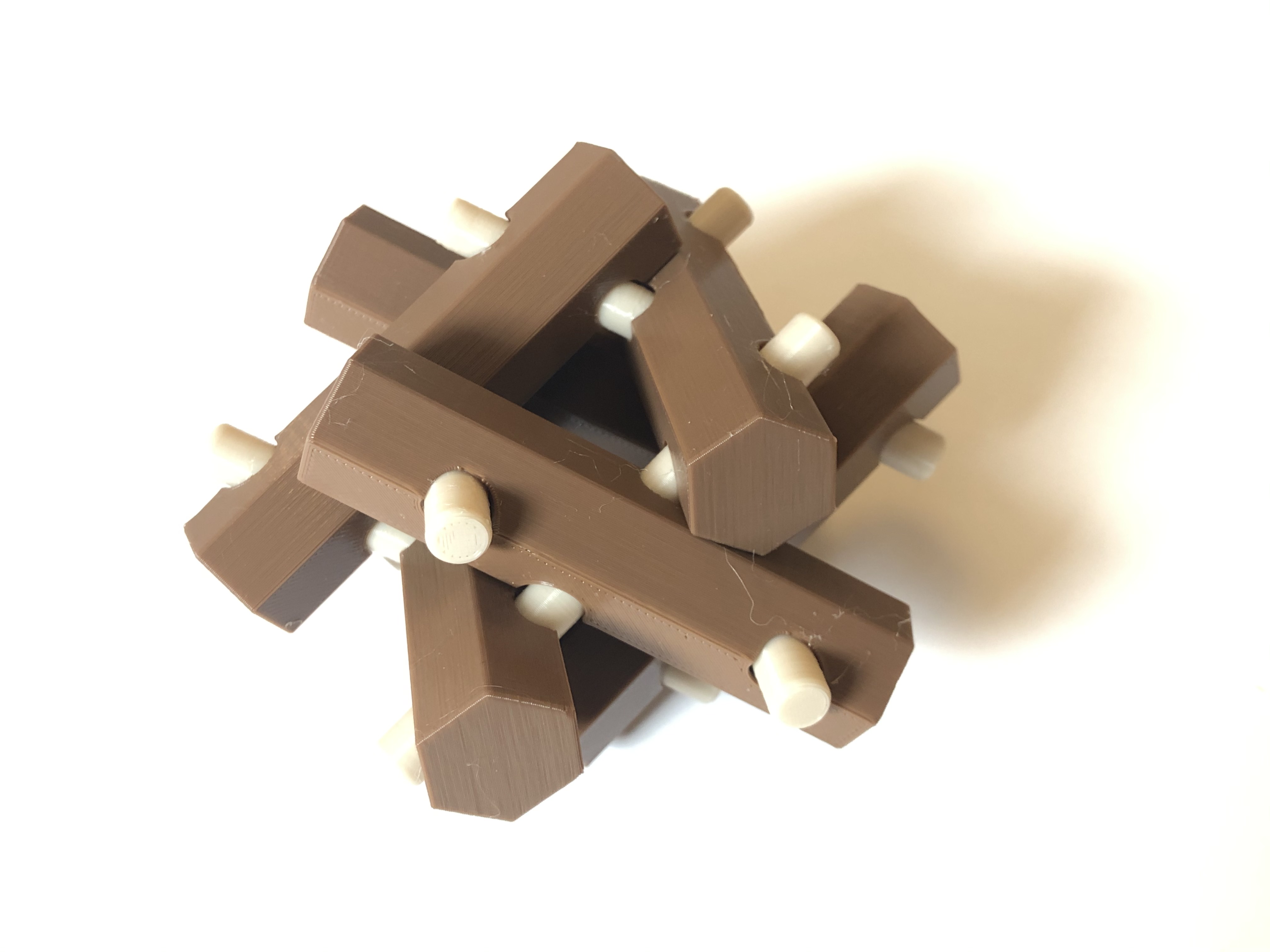 Cuckoo Nest Interlocking puzzle by Stewart Coffin (STC 21) by