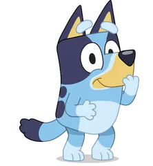 bluey bookmark