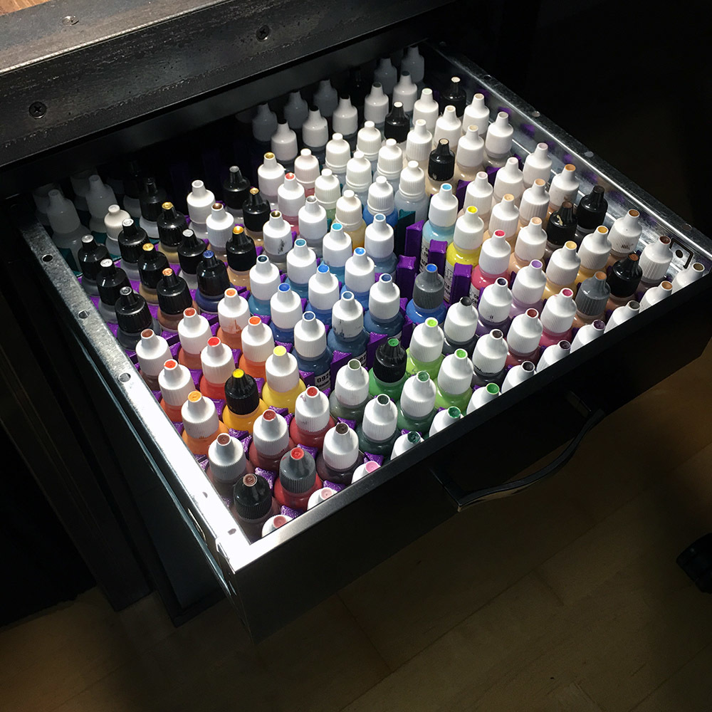 Dropper Bottle Flat Rack by UpInAtoms | Download free STL model ...