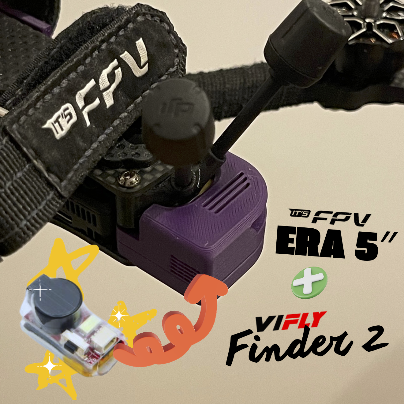 VIFLY Finder 2 Case | Standoffs Mount | It's FPV Era 5