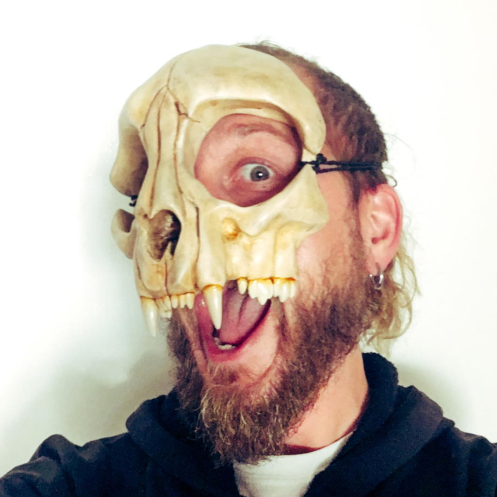 Miniatura 2 do modelo 3D Cat Skull Mask