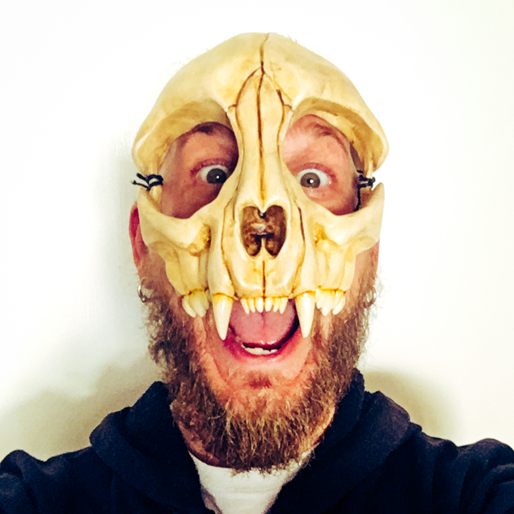 Miniatura 3 do modelo 3D Cat Skull Mask
