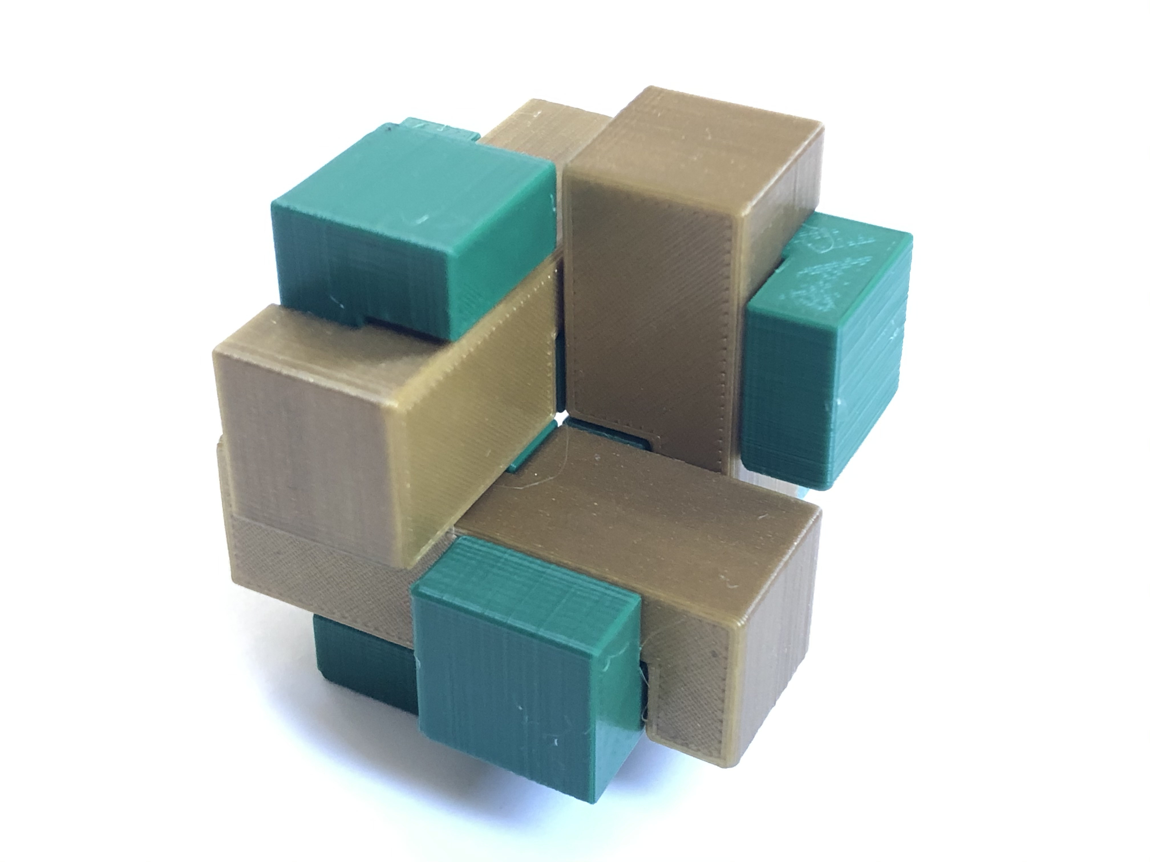 Sixticks - Interlocking puzzle by Stewart Coffin (STC #268)