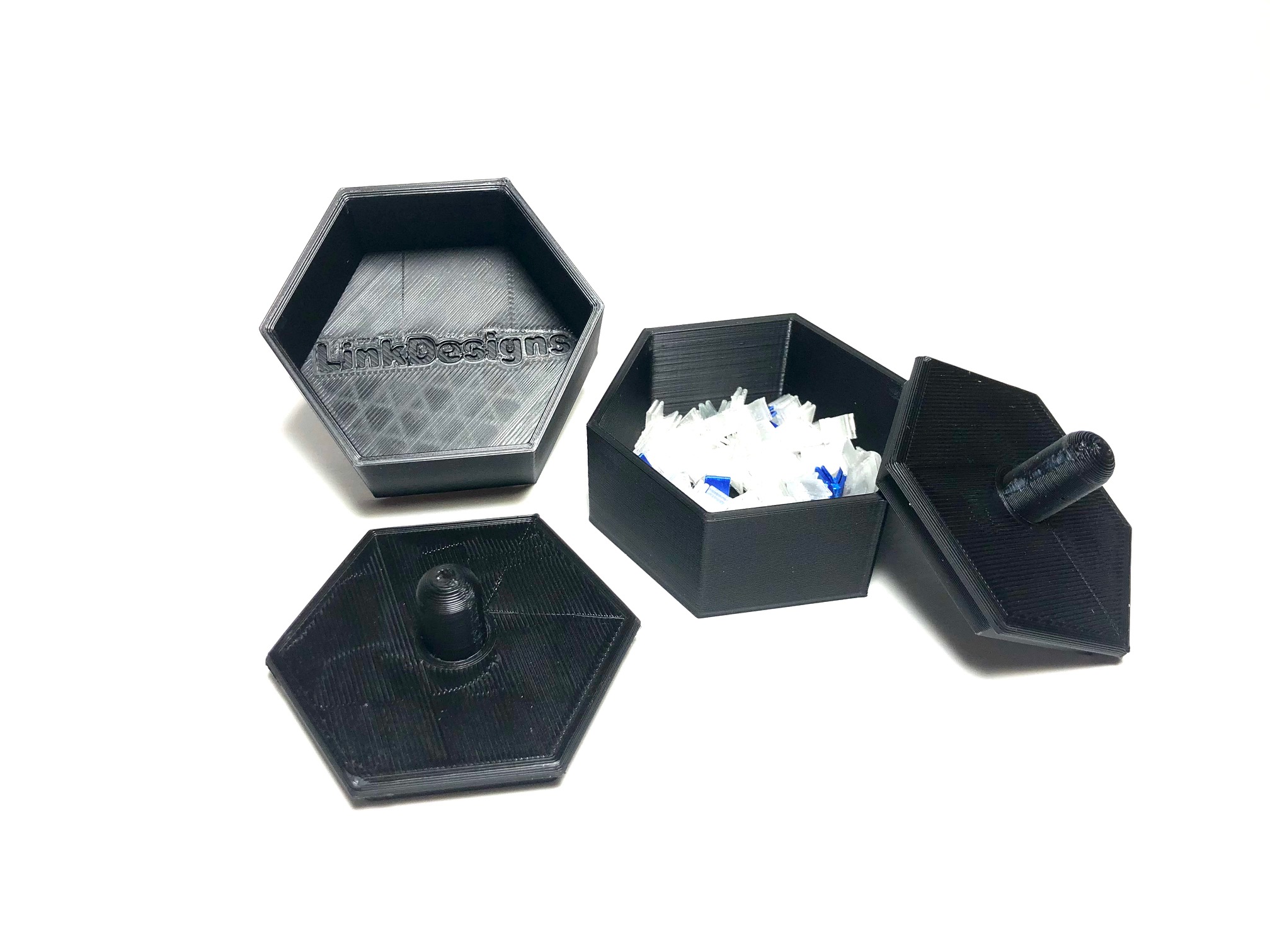 Miniatura 2 do modelo 3D Hexagon Miscellaneous Container