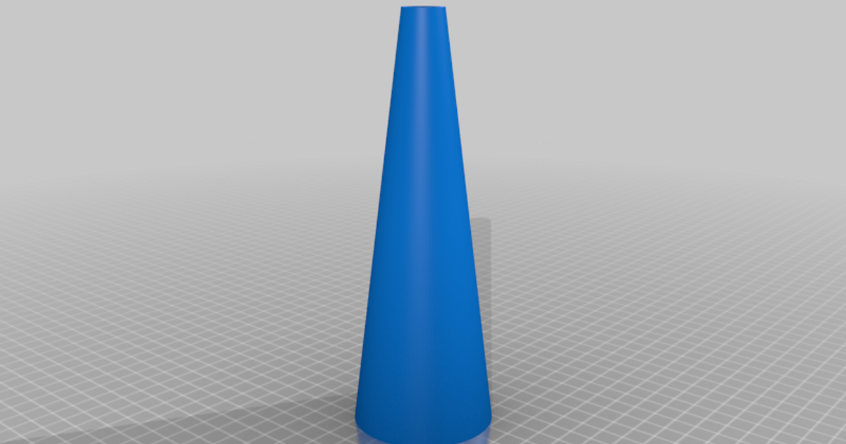 Trumpet Straight Mute by Tree House Download free STL model