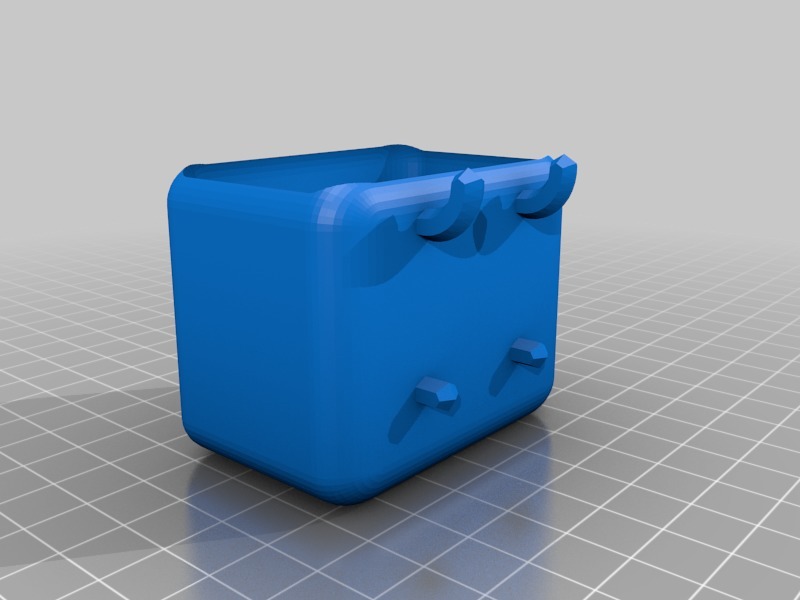 Miniatura 2 do modelo 3D Pegboard box