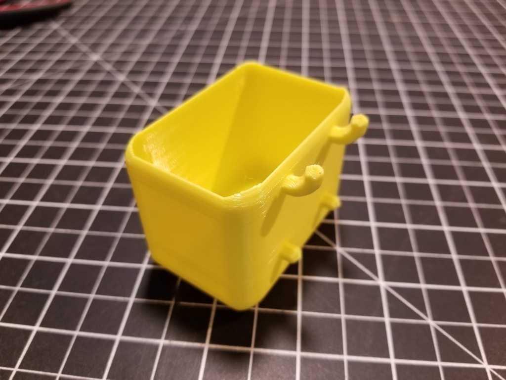 Miniatura 4 do modelo 3D Pegboard box