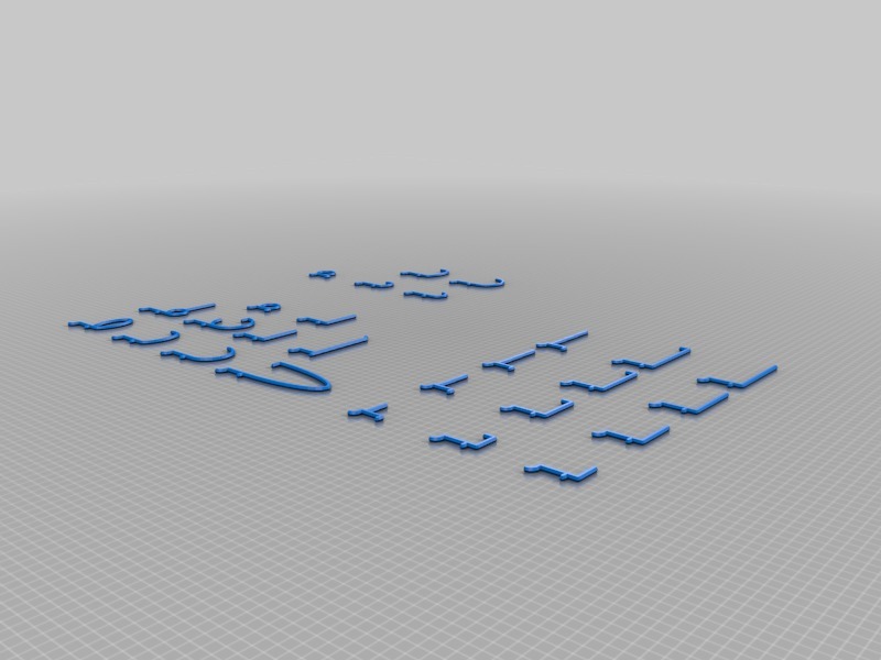 Miniatura 10 do modelo 3D Customizable pegboard hooks