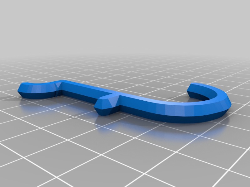 Miniatura 17 do modelo 3D Customizable pegboard hooks