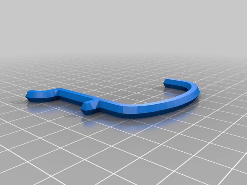 Miniatura 30 do modelo 3D Customizable pegboard hooks